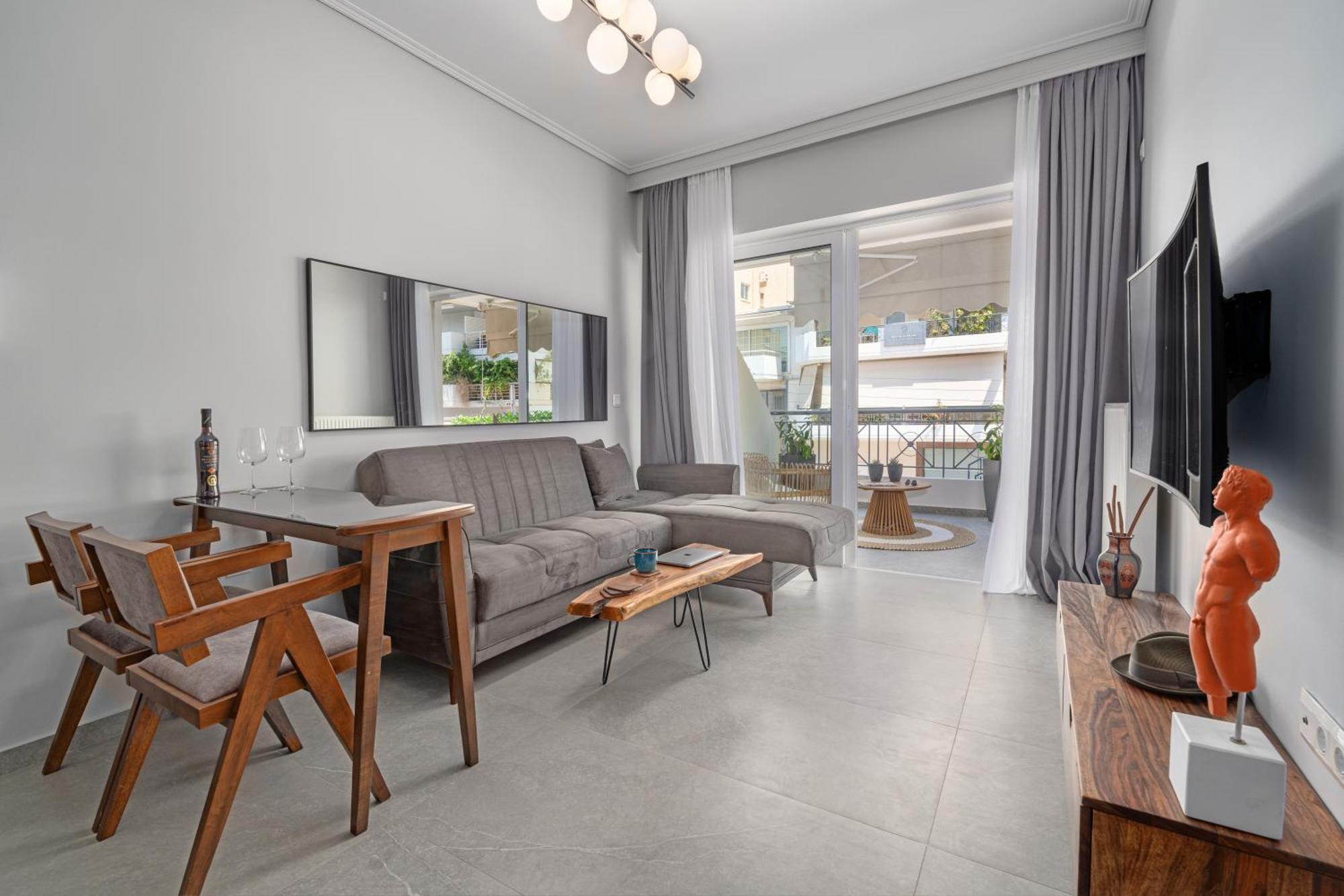 Luxurious Coastal Retreat In Central Glyfada Atenas Exterior foto